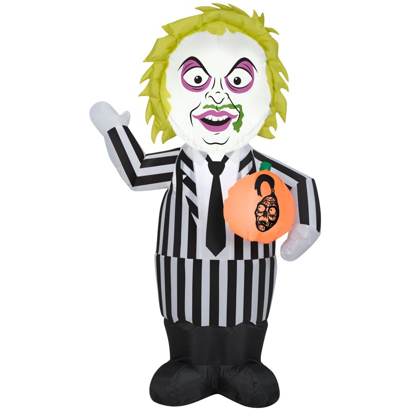 Beetlejuice Halloween Inflatable Decoration - Light Up Yard Decor, Small