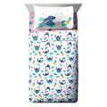 Lilo & Stitch Kids Pink Bed Sheet Set - Twin 3-Piece Hawaiian Bedding