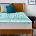 Twin 1.5-Inch Cooling Gel & Green Tea Memory Foam Mattress Topper