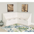 Corner Dining Bench with Storage - White Pine Nook