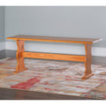 Farmhouse Dining Bench - Solid Pine with Honey Brown Finish