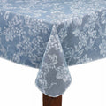 Grapevine Vinyl Tablecloth - Blue 60" x 120" Rectangle