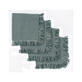 Homespun Check Cotton Napkin Set of 4 - Hunter
