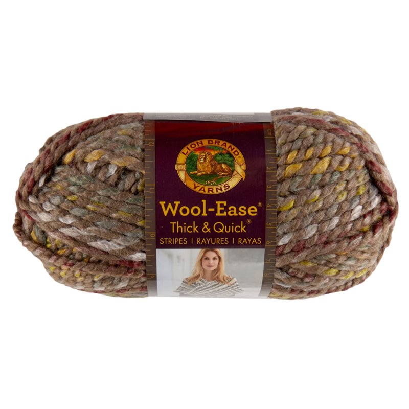 Urban Camo Thick & Quick Yarn - Super Bulky Wool-Acrylic Blend, Single