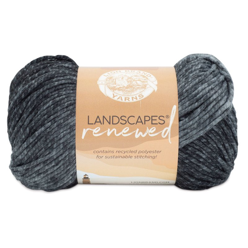 Lion Brand Landscapes Marble Recycled Yarn - Soft Eco-Friendly Wool Alternative