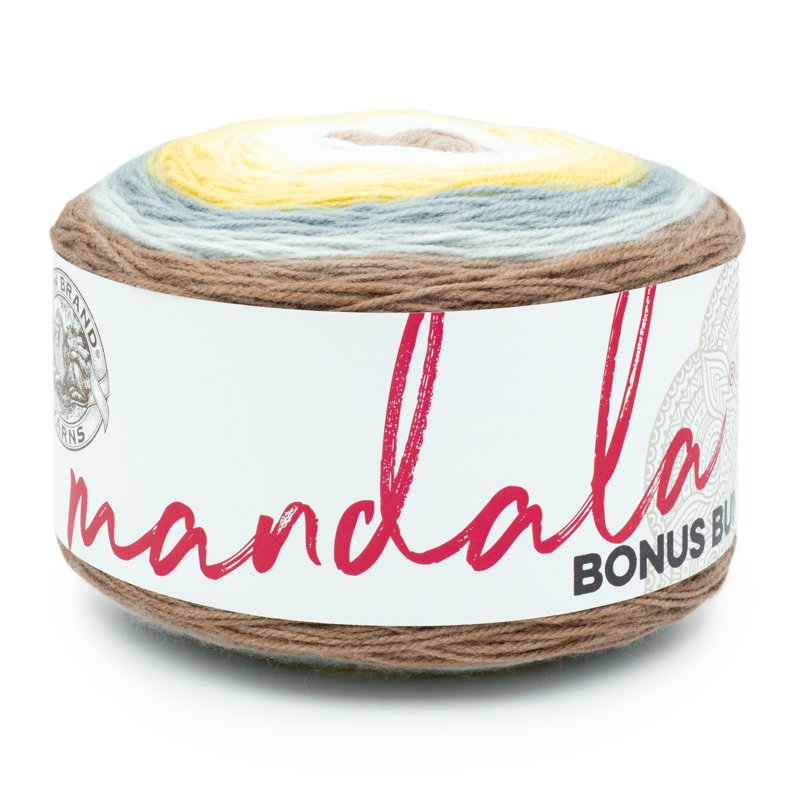 Lion Brand Yarn Mandala Bonus Bundle Yeti Light DK Acrylic - Single Variation