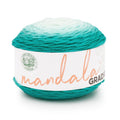 Seagreen Gradient Yarn - Lion Brand Mandala Medium Weight 150g/295 Yards