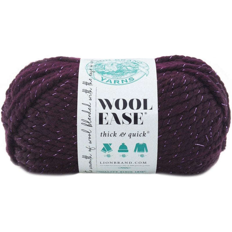 Lion Brand Wool-Ease Thick & Quick Yarn - Galaxy Metallic Variation