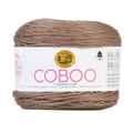 Lion Brand Coboo Yarn Taupe 3.5oz DK Weight Cotton Rayon Blend Variation of THIS listing