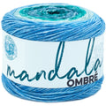 Lion Brand Mandala Ombre Mantra Cake Medium Acrylic Yarn - Multicolor