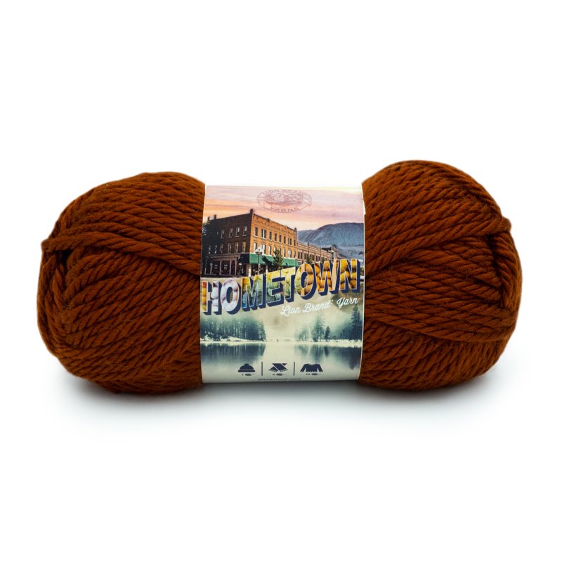 Lion Brand Hometown Super Bulky Acrylic Yarn - Sugar Maple Variation 135-135P