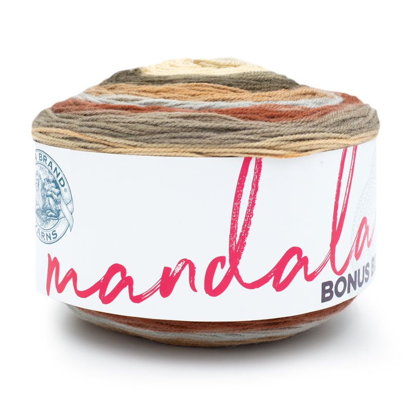 Lion Brand Yarn Mandala Bonus Bundle Cyclops Light DK Acrylic 1181 Yards - Single