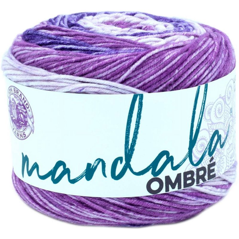 Lion Brand Mandala Ombre Chi Cake Medium Acrylic Multi-Color Yarn - Single