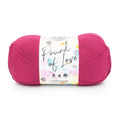 Lion Brand Pound of Love Worsted Yarn - Cerise Pink, 16 oz, 1020 Yards, Medium Weight, Variation of THIS listing