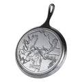 Cast Iron Skillet with Moose Scene - 10.5 Inch Wildlife Series