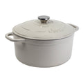 Enameled Cast Iron Dutch Oven - 5.5qt Oyster White