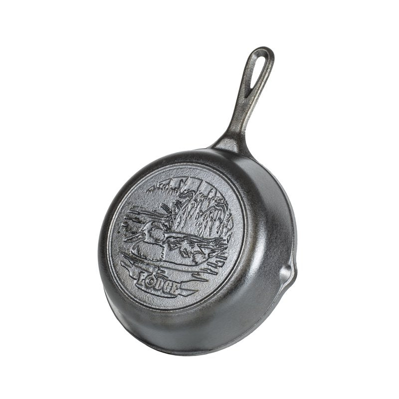 8" Cast Iron Skillet with Duck Scene - Lodge Wildlife Series