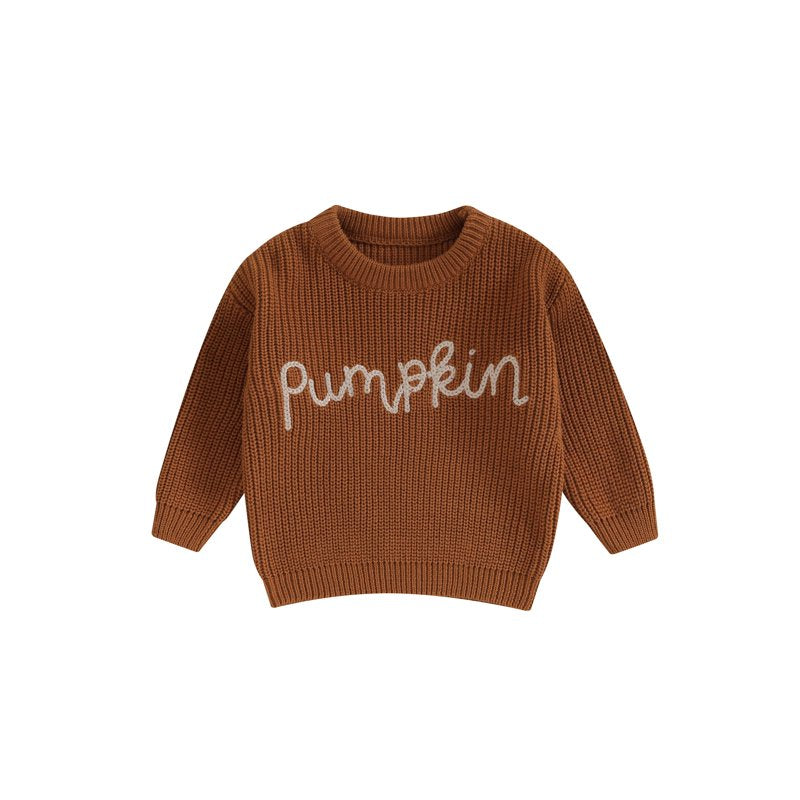 Toddler Baby Boy Girl Halloween Knit Sweater - Style 3, 12-18 Months