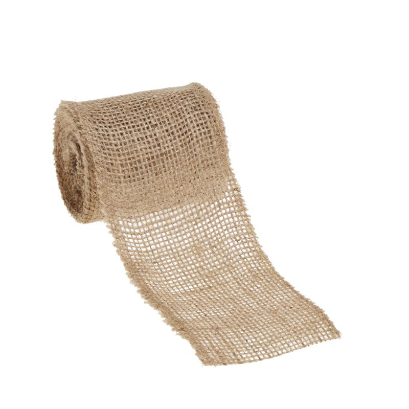 3 Inch x 5 Yards Burlap Roll - Natural Jute Fabric for Crafts & Decor - Variation of THIS listing