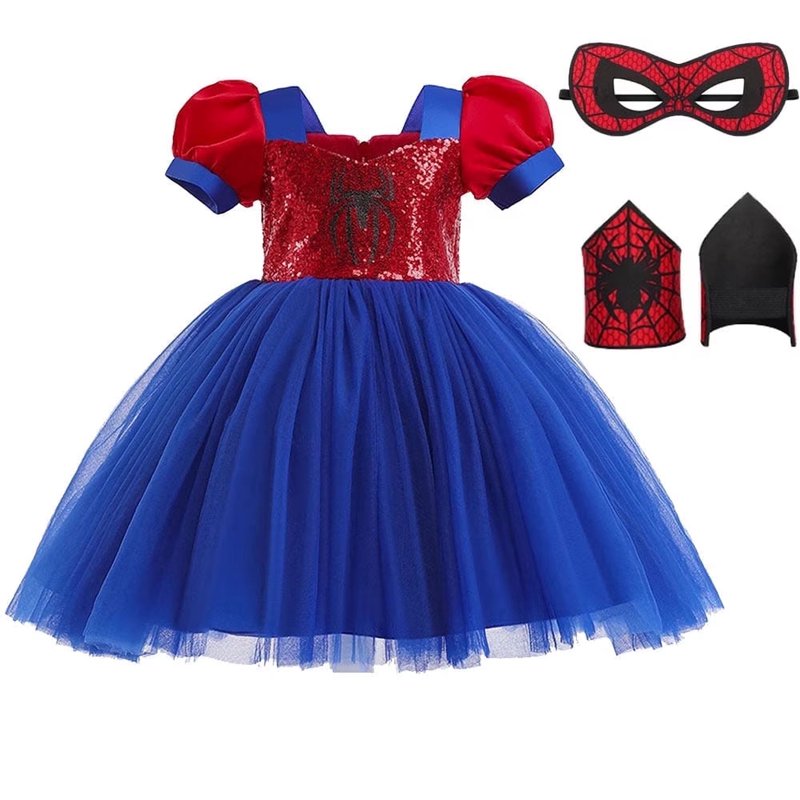 Toddler Girls Halloween Costume Dress Set with Accessories - 2-3T