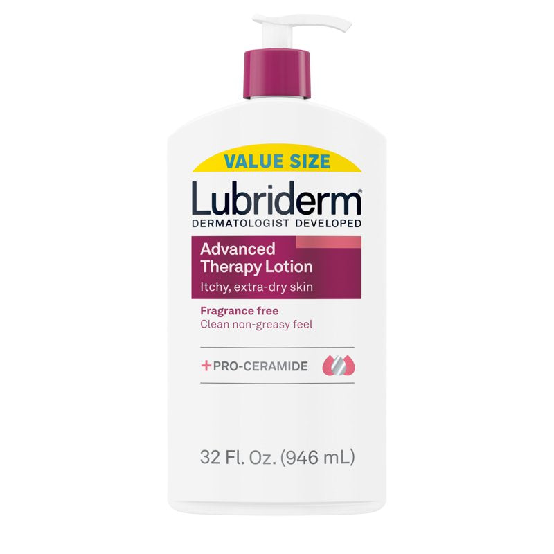 Advanced Therapy Fragrance-Free Body Lotion for Dry Skin, 32 Fl oz