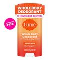 Whole Body Deodorant Stick - Aluminum-Free Clean Tangerine Scent, 2.6 oz