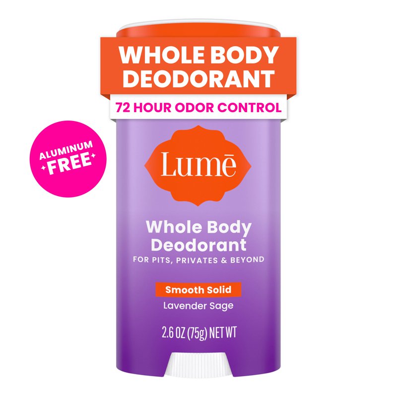 Whole Body Deodorant Stick, Aluminum-Free, Lavender Sage, 2.6 oz