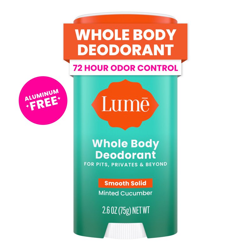 Whole Body Deodorant Stick, Aluminum-Free Minted Cucumber, 2.6 oz