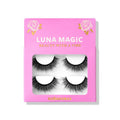 Faux Mink False Eyelashes - Lightweight Synthetic Vegan Lashes, 2 Pair