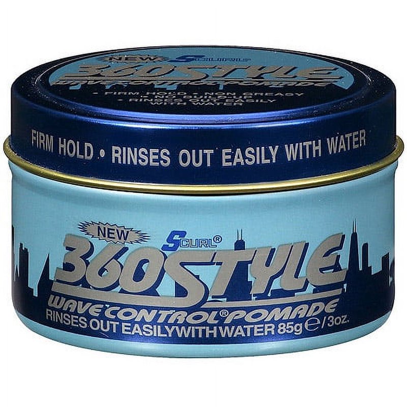 360 Style Wave Control Hair Pomade with Shea Butter - 3 oz