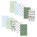 Flannel Burp Cloths 10-Pack - Garden Bugs Print