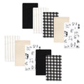 Flannel Burp Cloths 10-Pack - Neutral Farm Animals