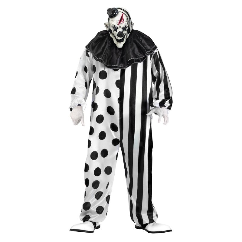 Halloween Killer Clown Costume for Adults Men Size L Variation M by Way to Celebrate