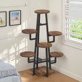 43.3-Inch Plant Stand with 6 Large Round Panels - MDF