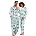Christmas Pajama Sets for Couples - White Tree XL Holiday Sleepwear