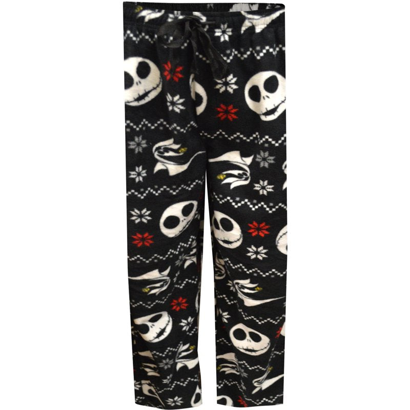 Men's Nightmare Before Christmas Jack Skellington and Zero Lounge Pants - Small Variation S