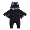 Baby Halloween Outfit Romper for 3-6 Months - Black Bat Costume