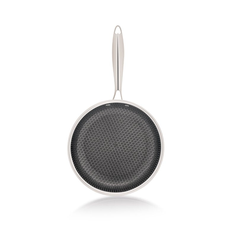 10-Inch Tri-Ply Hybrid Skillet with Stainless Steel Handle