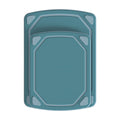 Non-Slip Recycled Poly Cutting Board Set - 8.5" x 11" & 10" x 14" - Blue