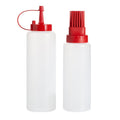 2 Pack Plastic Squeeze Condiment Bottles - 12oz & 16oz
