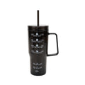 30 oz Black Bubble Pattern Tumbler with Handle