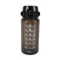 48 oz Black Plastic Water Bottle with Handle & Phone Holder