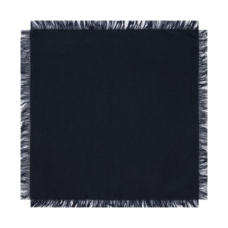 Black Cotton Napkin Set - 4 Pack, 18" x 18"