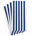Mainstays Cabana Stripe Beach Towels 4-Pack - Blue, 58x28 Inches