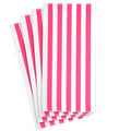Pink Mainstays Cabana Stripe Beach Towels 4 Pack - 58 x 28 Inches