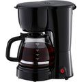 Compact 5-Cup Drip Coffee Maker with Keep Warm & Auto Shut-Off - Black