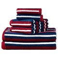 Navy Blue Cotton Towel Set - 6-Piece Bath & Hand Towels, Washcloths