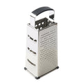 4-Sided Stainless Steel Grater - 9 Inch with Soft Grip Handle