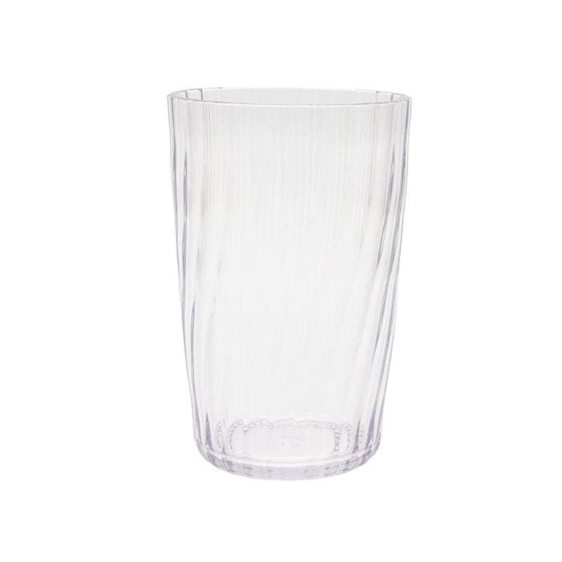 20-Ounce Clear Acrylic Tall Swirl Tumbler - Single