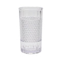20 oz Clear Tall Acrylic Diamond Texture Tumbler - Single